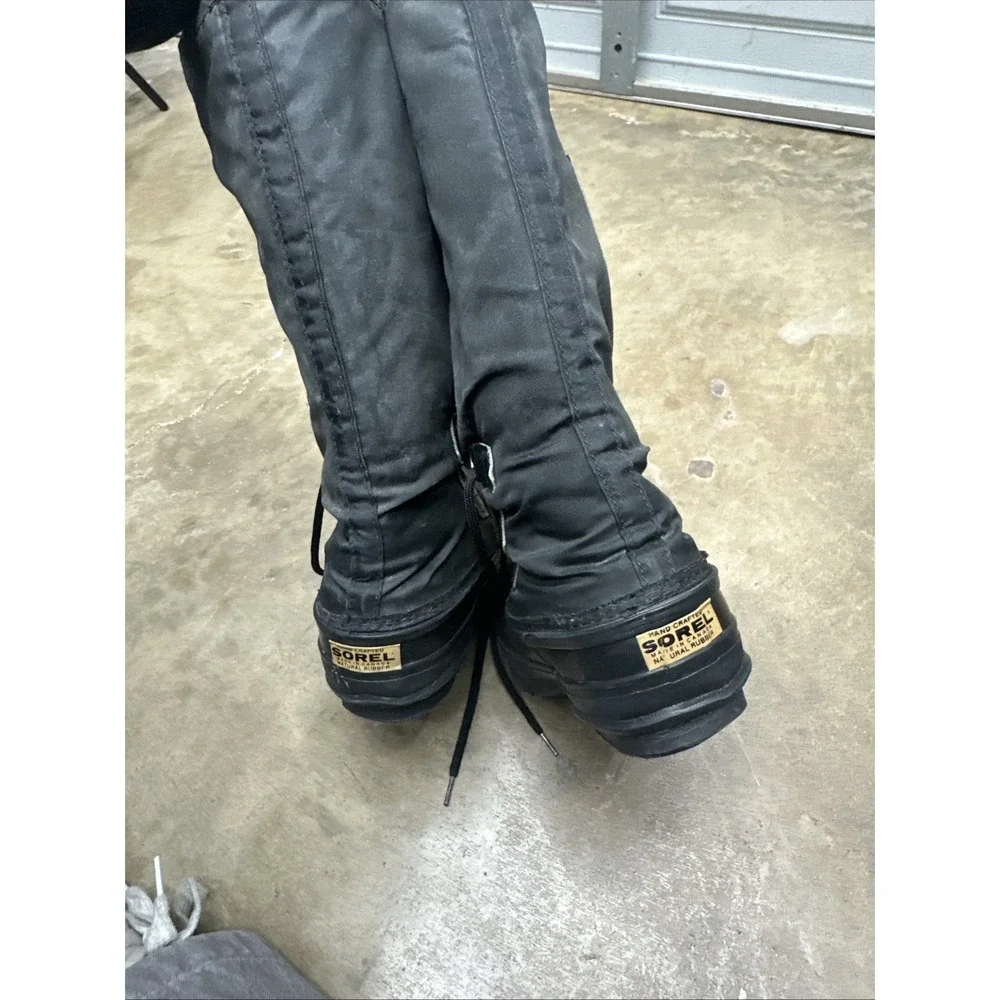 SOREL Snow Lion Kaufman Snow Boots Insulated Black Men's 6